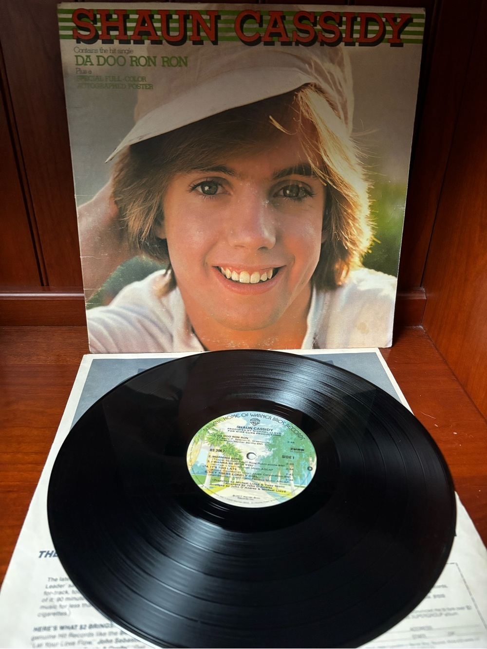 Shaun Cassidy Vinyl LP - released in 1977 by Warner Bros. Records